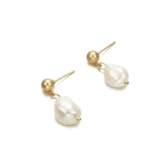 2/$21 Ladies Dangle Fashionable Pearl Earrings - Picture 4 of 6